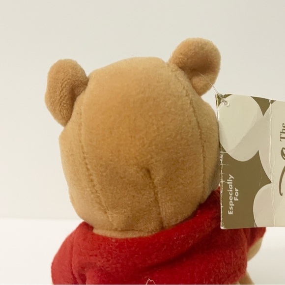 Disney Winnie the Pooh Stuffed Animal Mini Bean Bag Pooh 8” - Picture 10 of 16